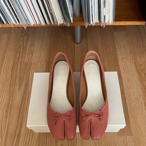 Maison Margiela pink tabi ballet pumps size eu 40 / US 9